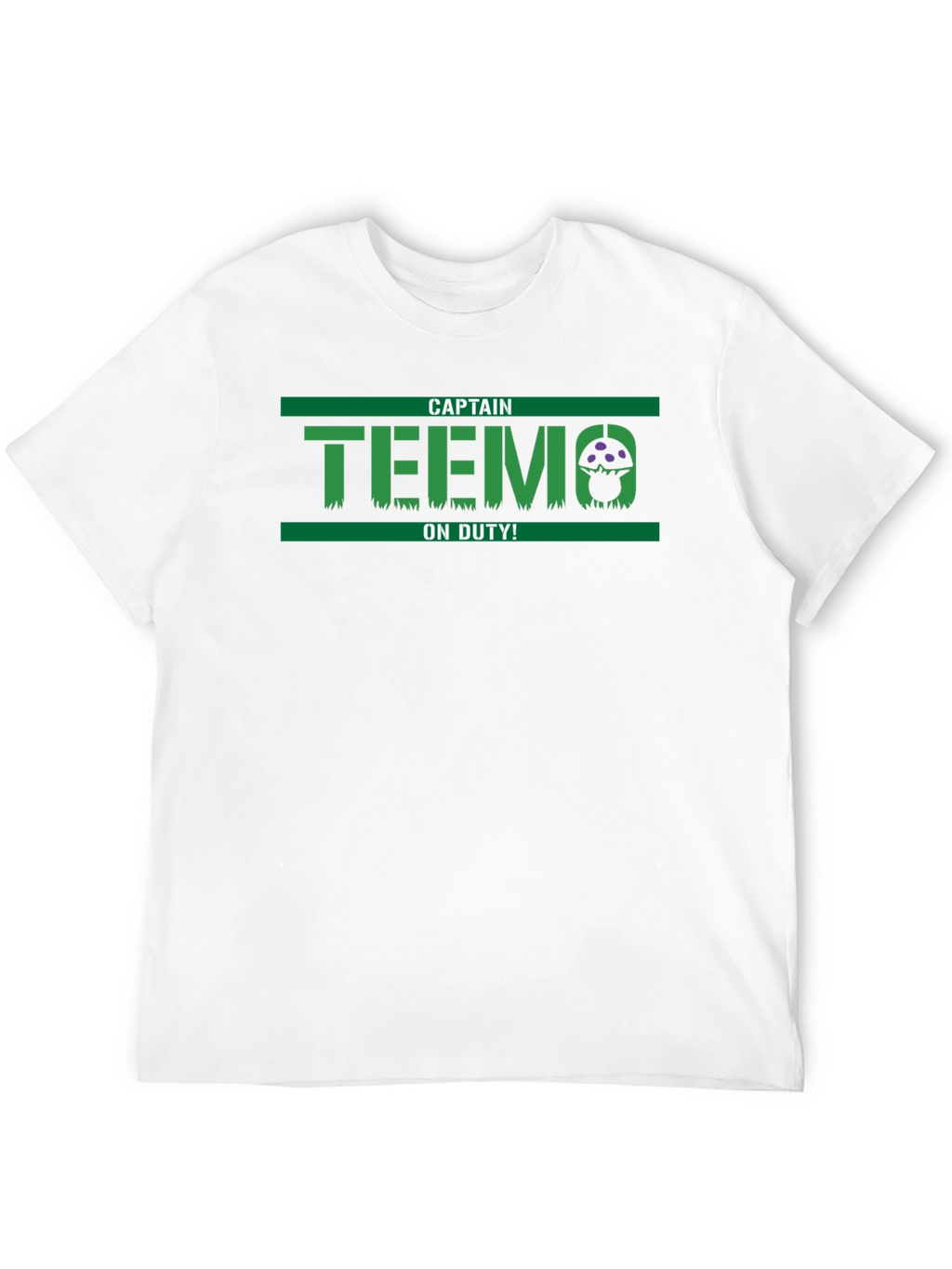 Captain Teemo On Duty! Black T-Shirt