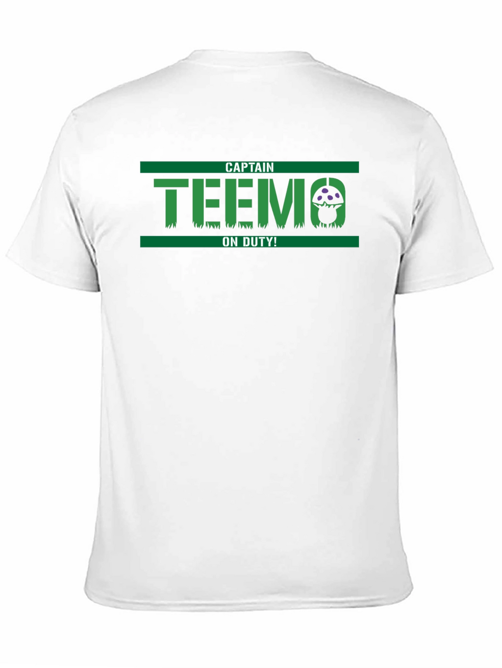 Captain Teemo On Duty! Black T-Shirt