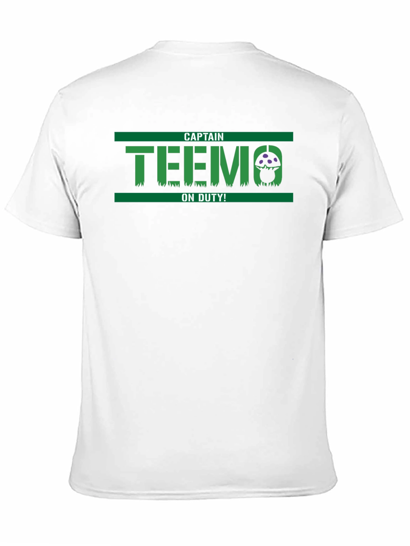 Captain Teemo On Duty! Black T-Shirt