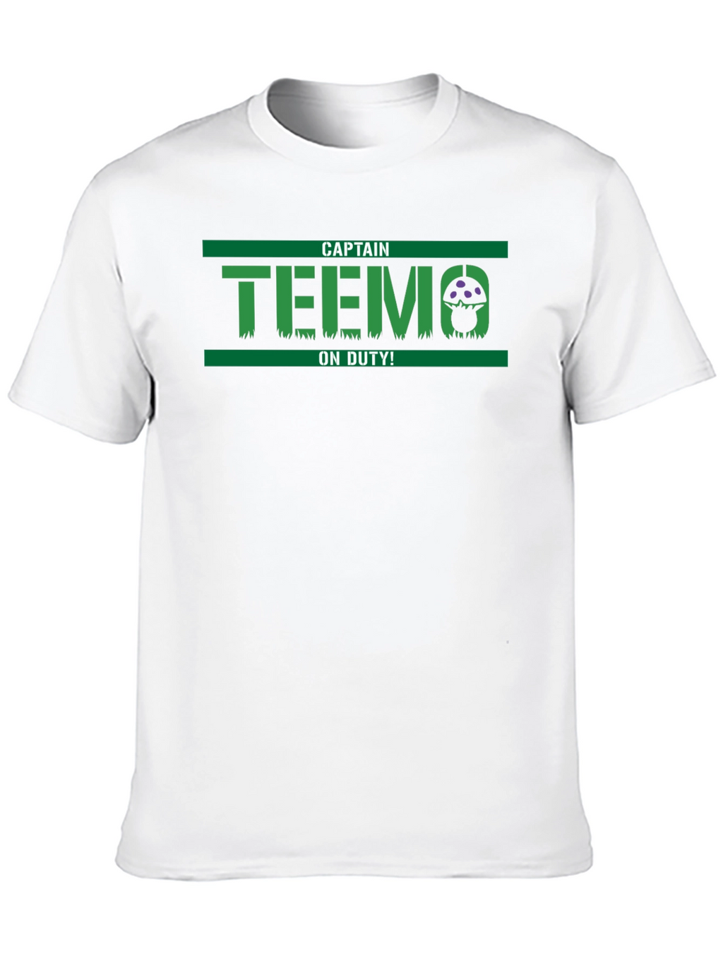 Captain Teemo On Duty! Black T-Shirt