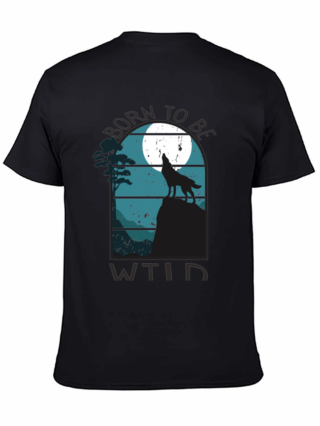 Born to be Wild Black T-Shirt