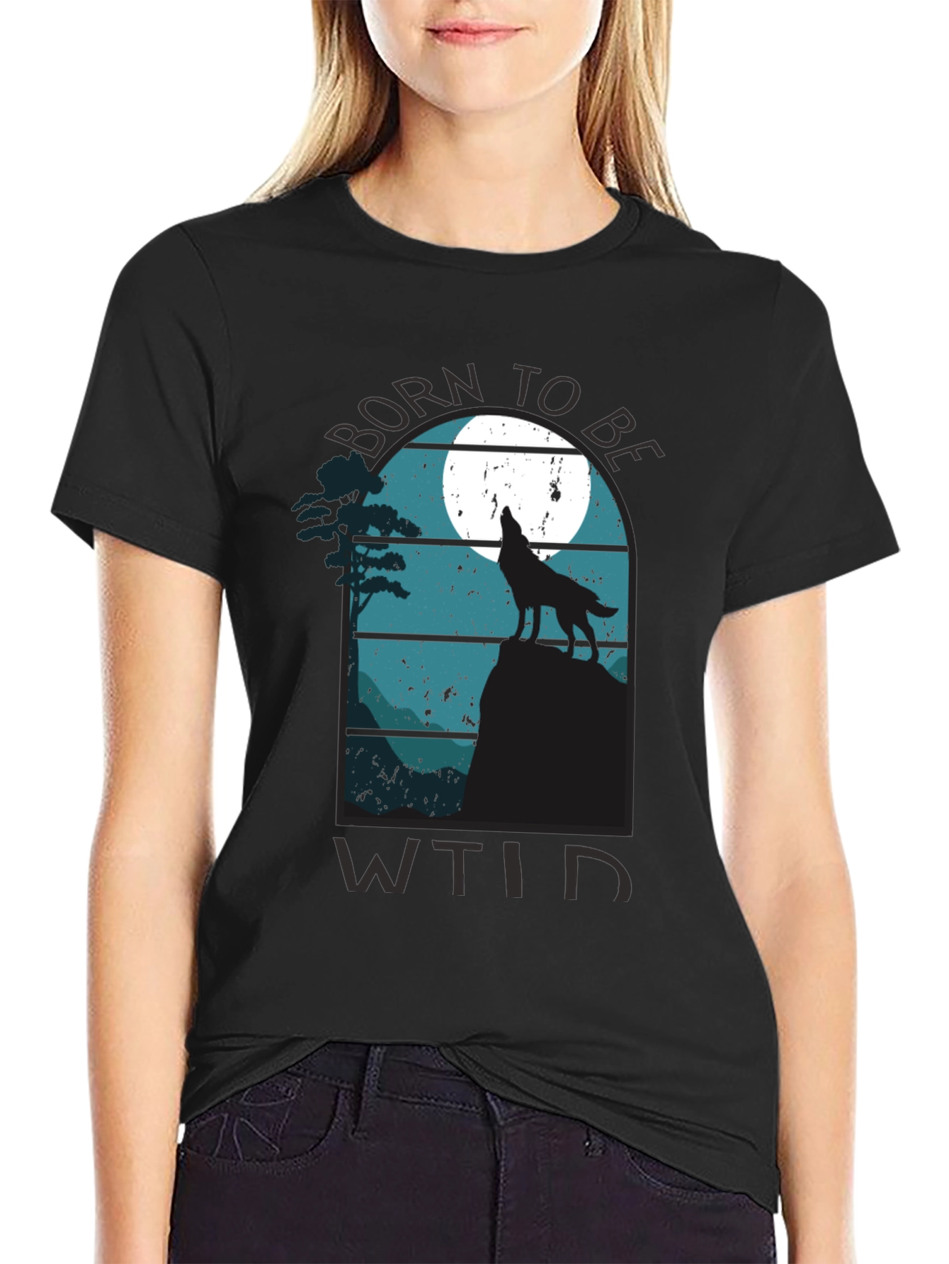 Born to be Wild Black T-Shirt