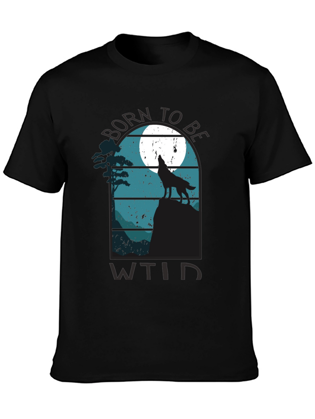 Born to be Wild Black T-Shirt