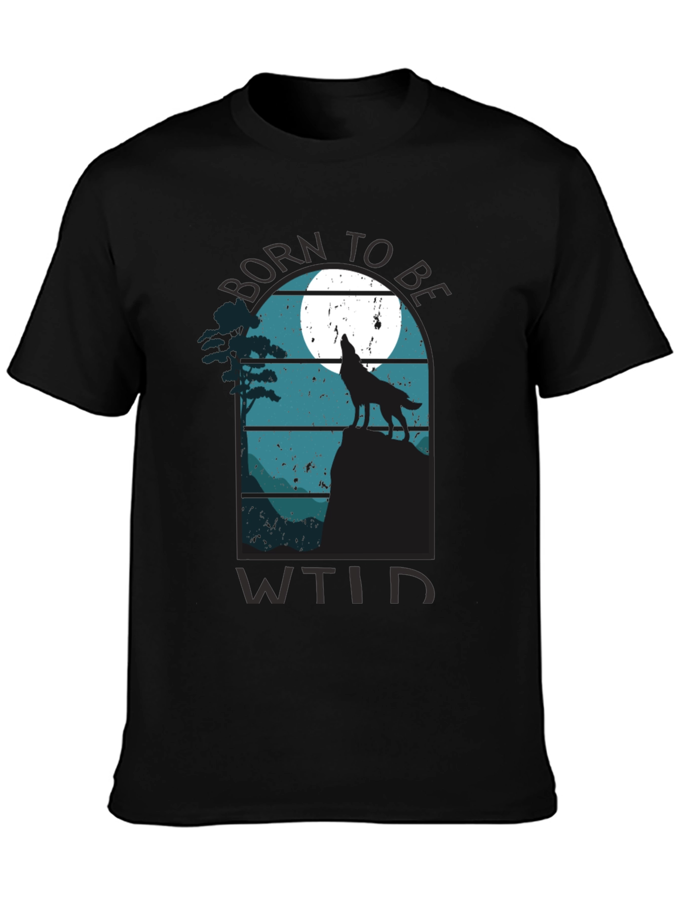 Born to be Wild Black T-Shirt