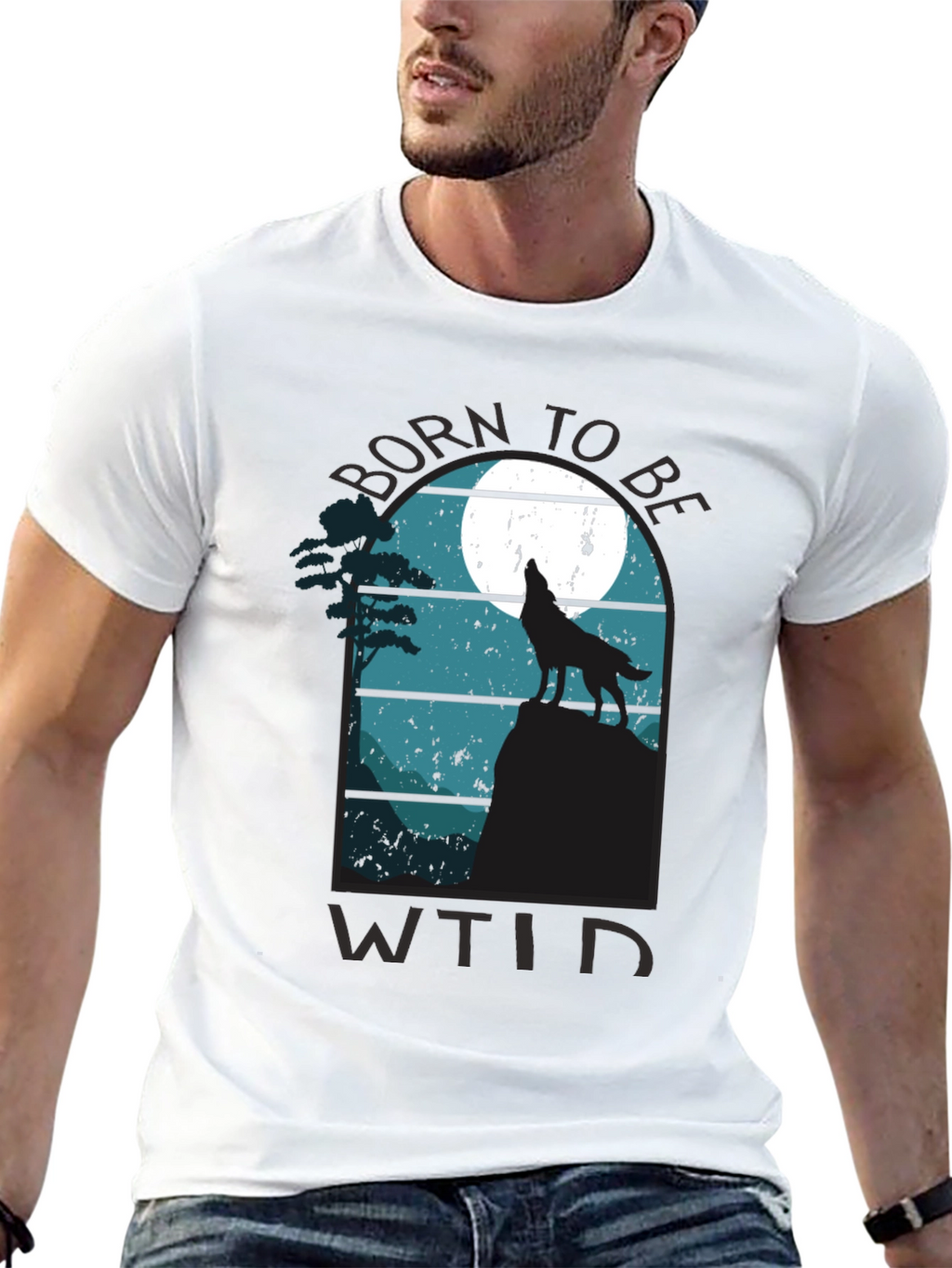 Born to be Wild Black T-Shirt