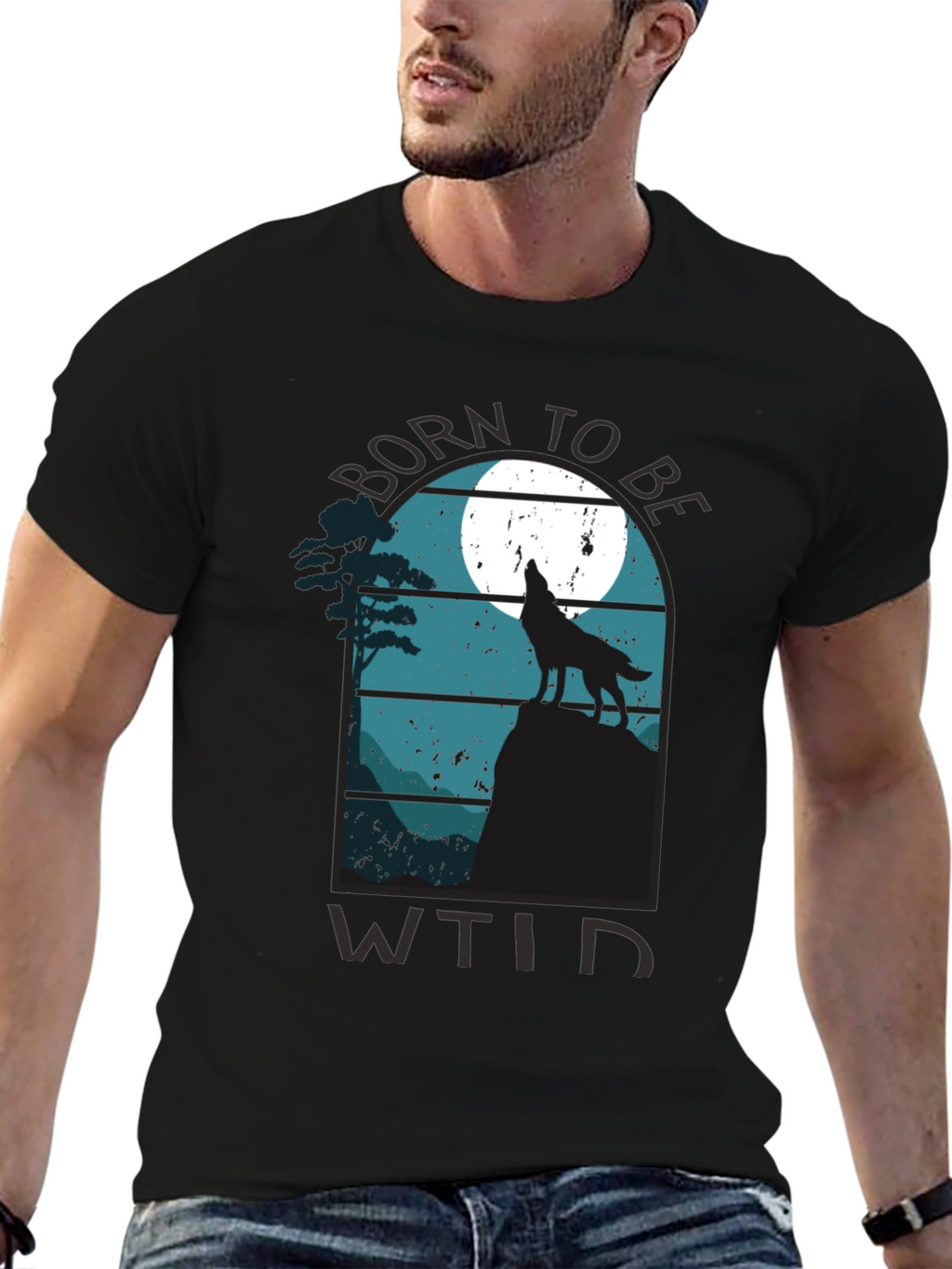Born to be Wild Black T-Shirt