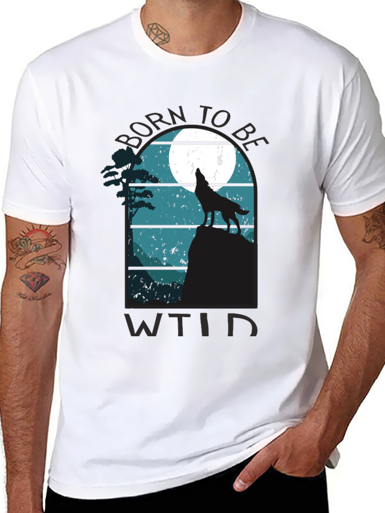 Born to be Wild Black T-Shirt