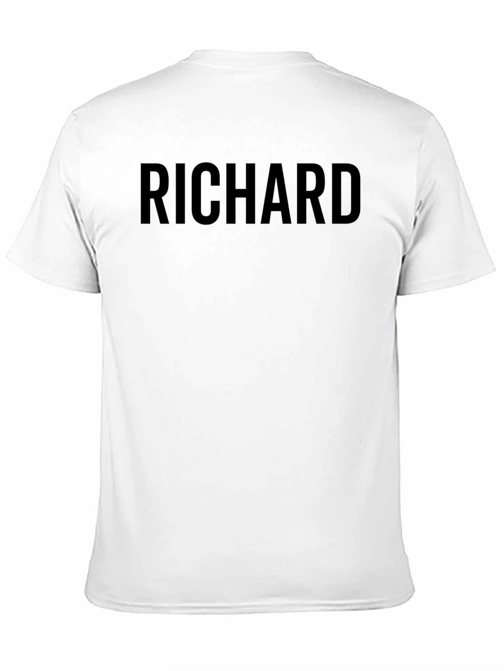Richard Tee - Classic Black T-Shirt