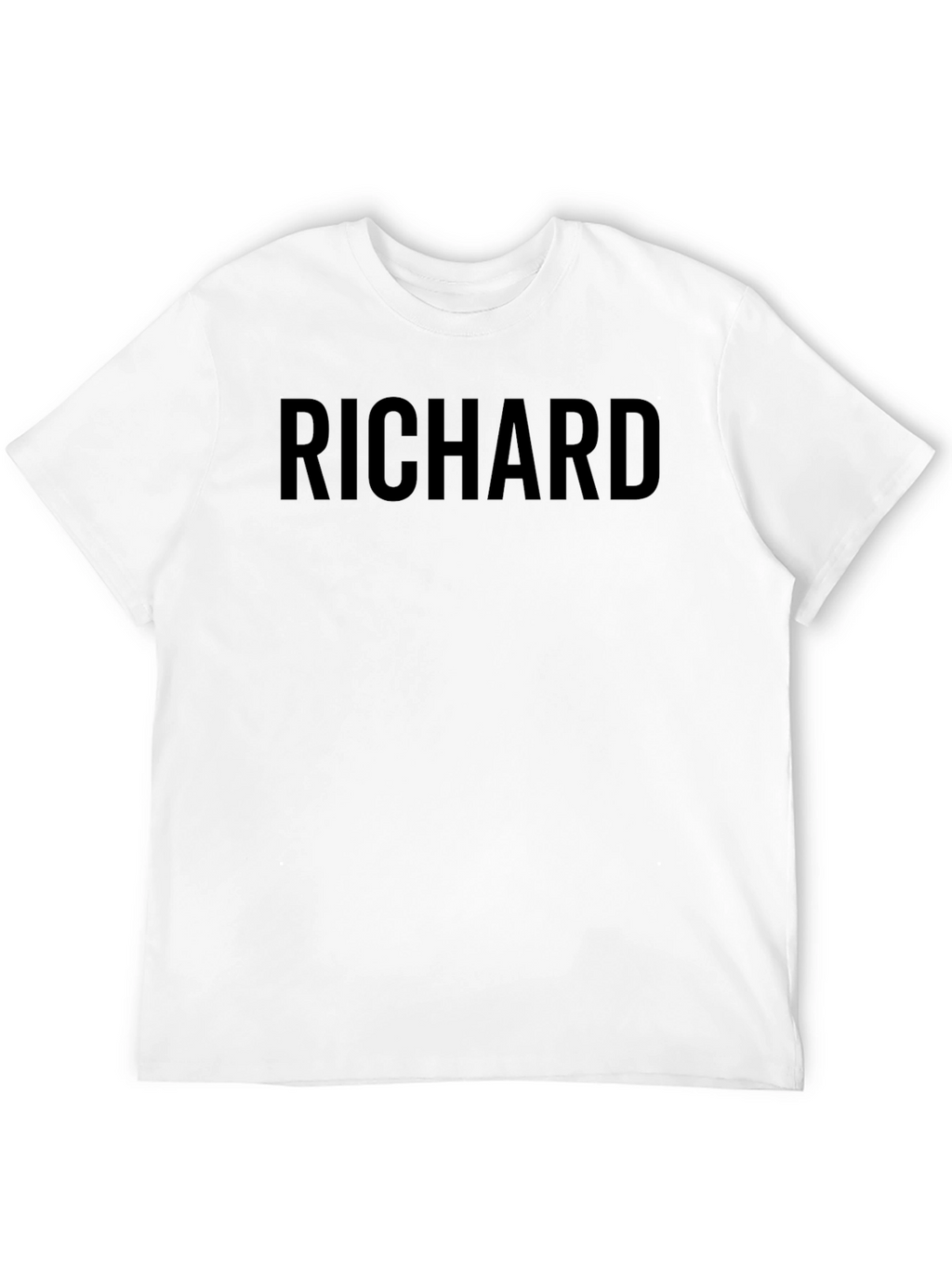 Richard Tee - Classic Black T-Shirt