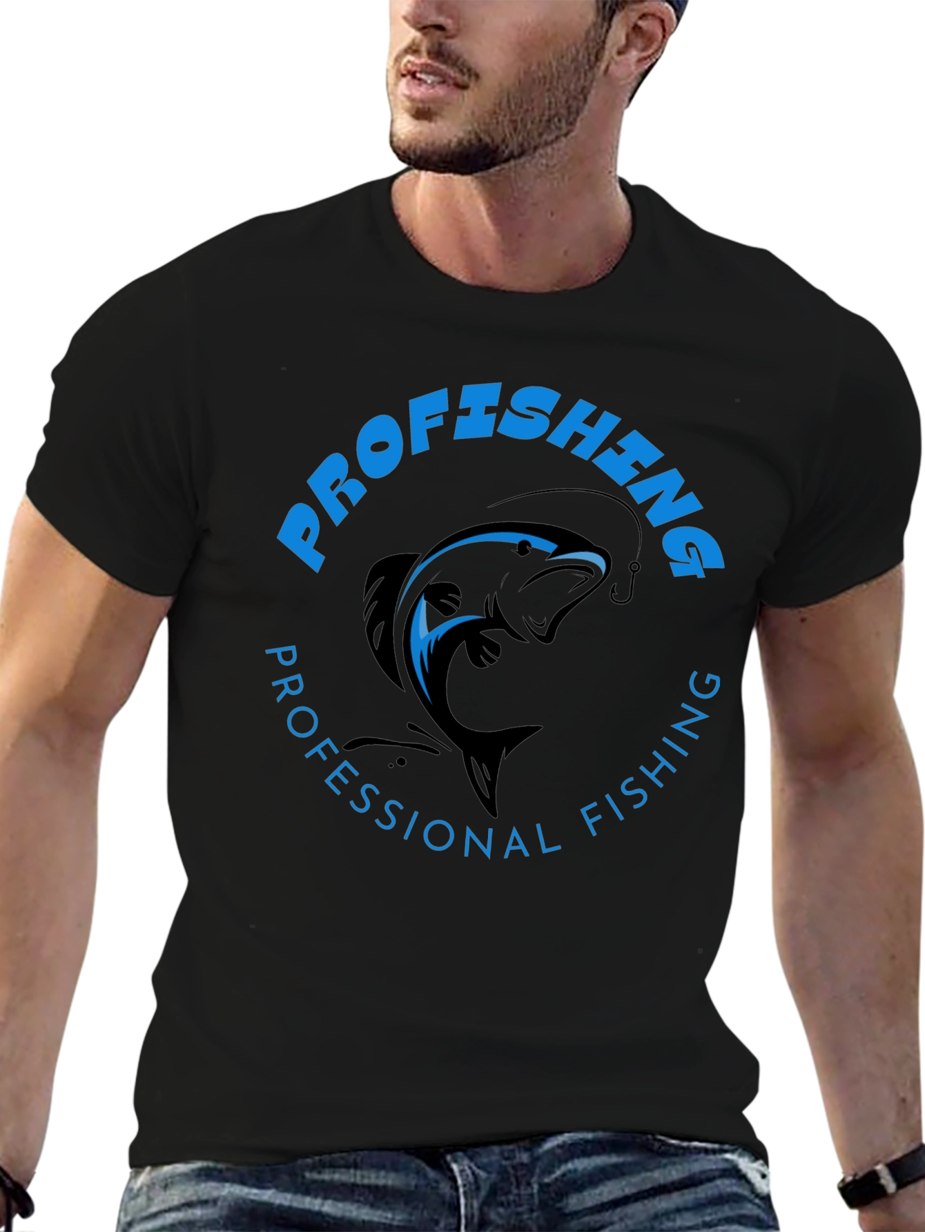 ProFishing Black Graphic T-Shirt