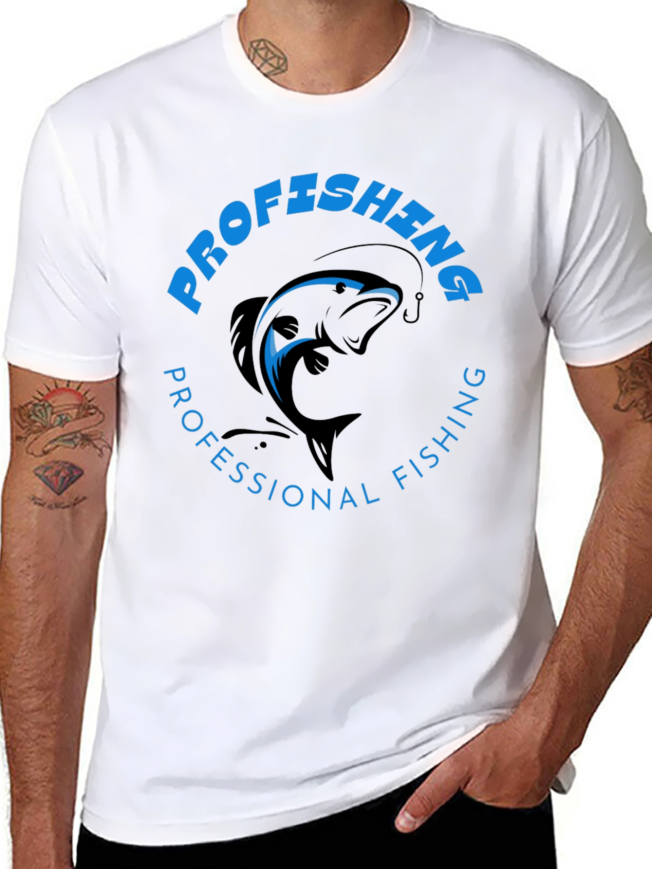 ProFishing Black Graphic T-Shirt
