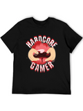 Hardcore Gamer Black T-Shirt