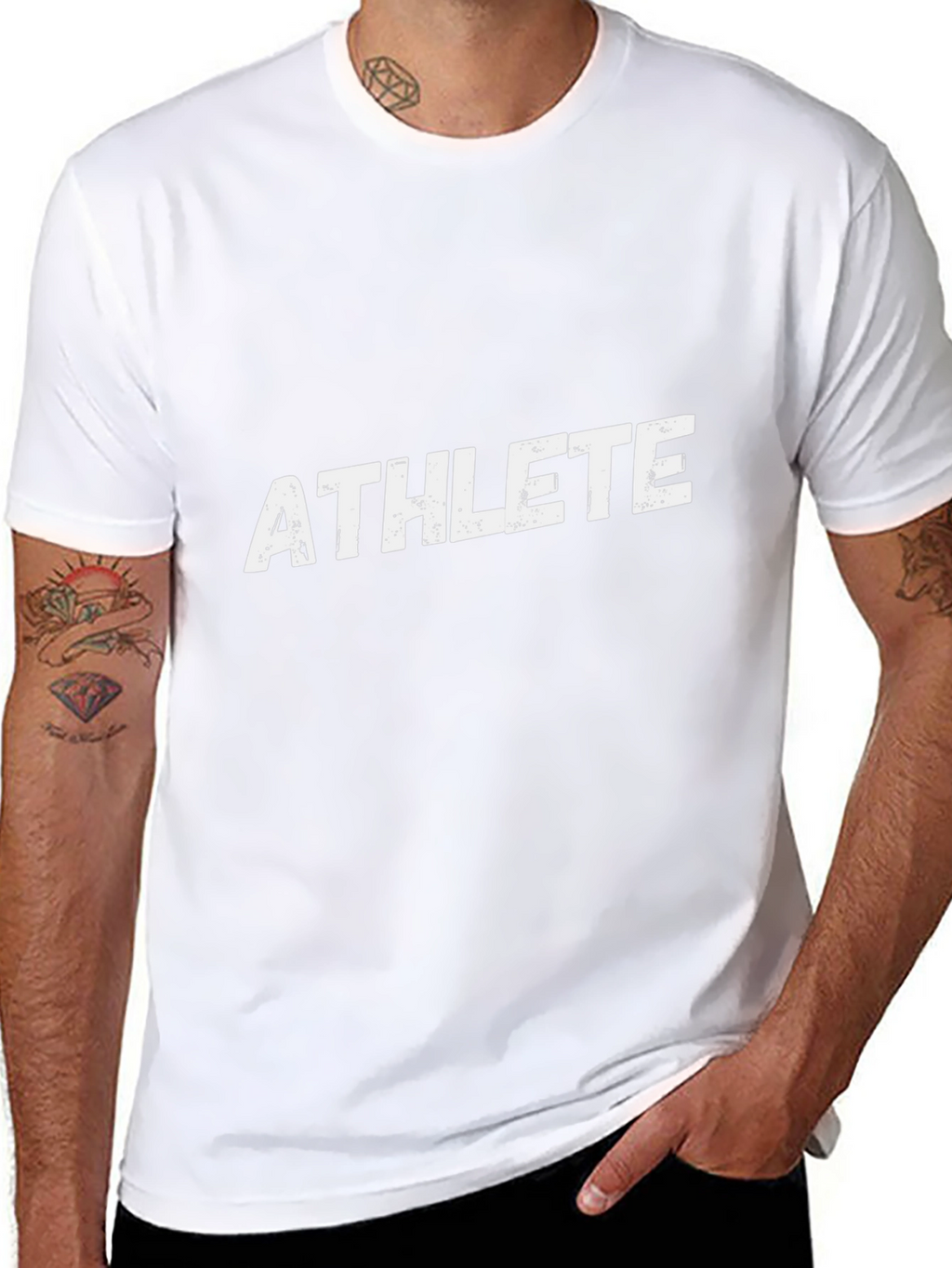 Athlete Graphic Print T-Shirt