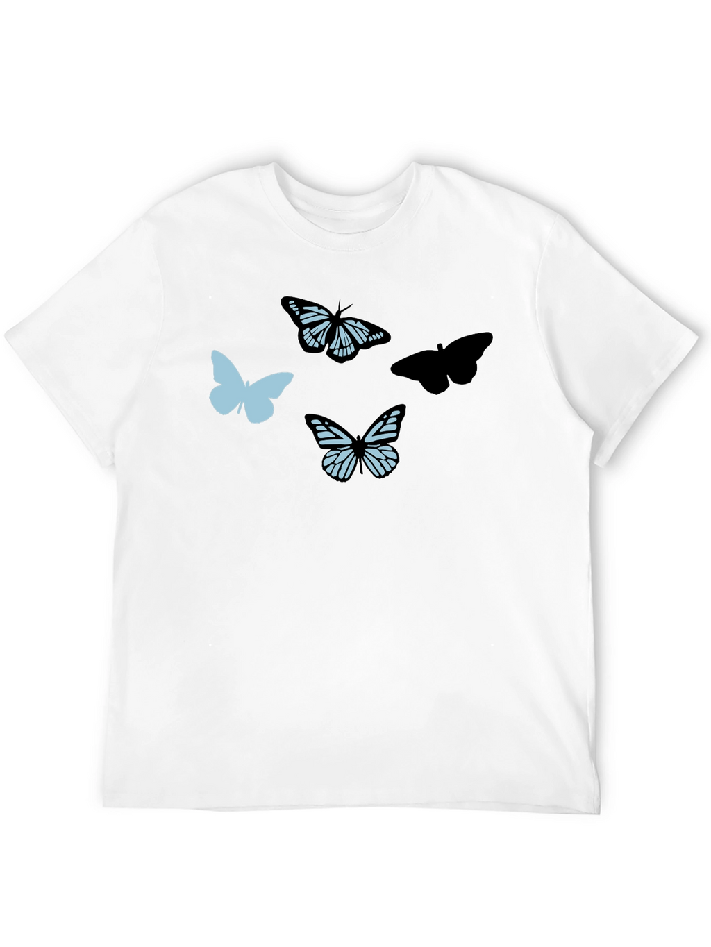 Butterfly Graphic T-Shirt - Trendy Casual Tee