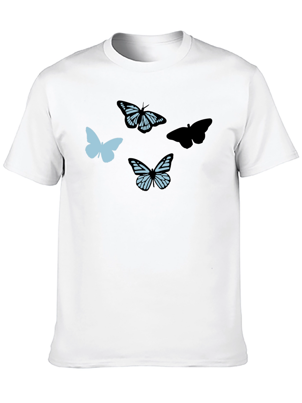 Butterfly Graphic T-Shirt - Trendy Casual Tee