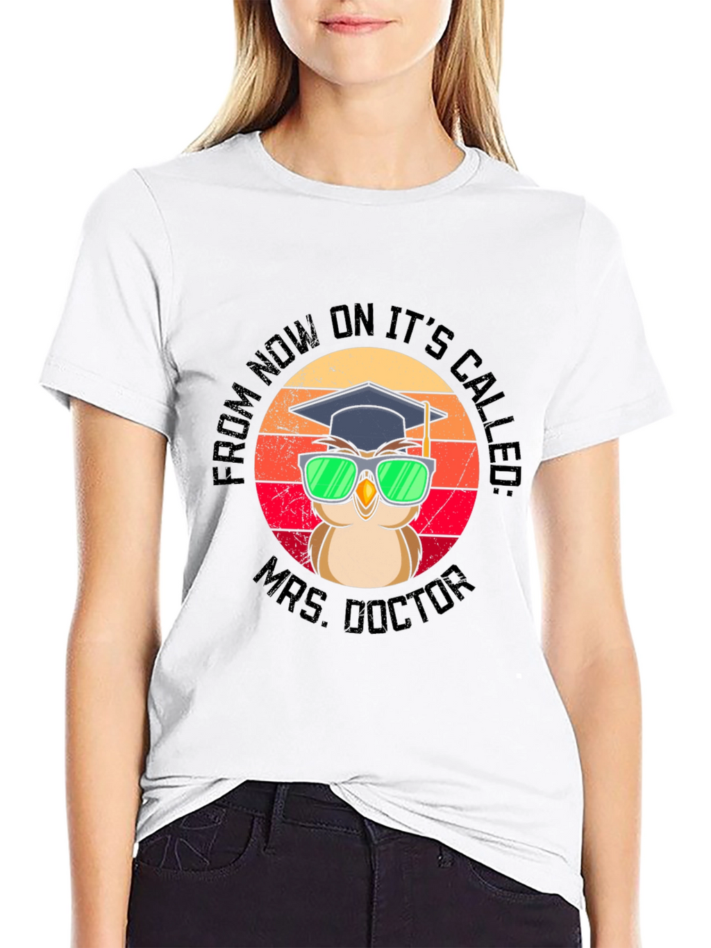 Mrs. Doctor Graduation Owl T-Shirt