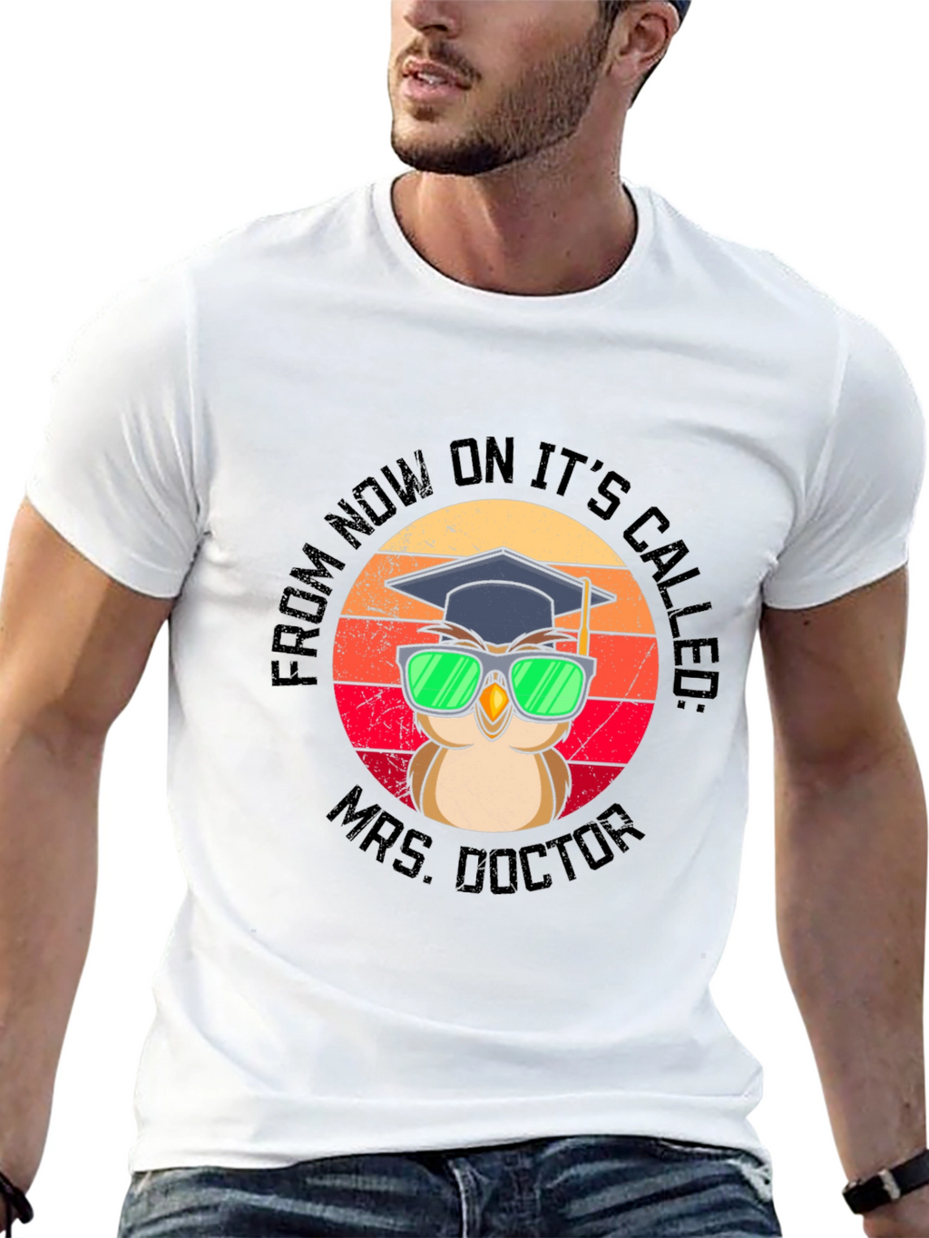 Mrs. Doctor Graduation Owl T-Shirt