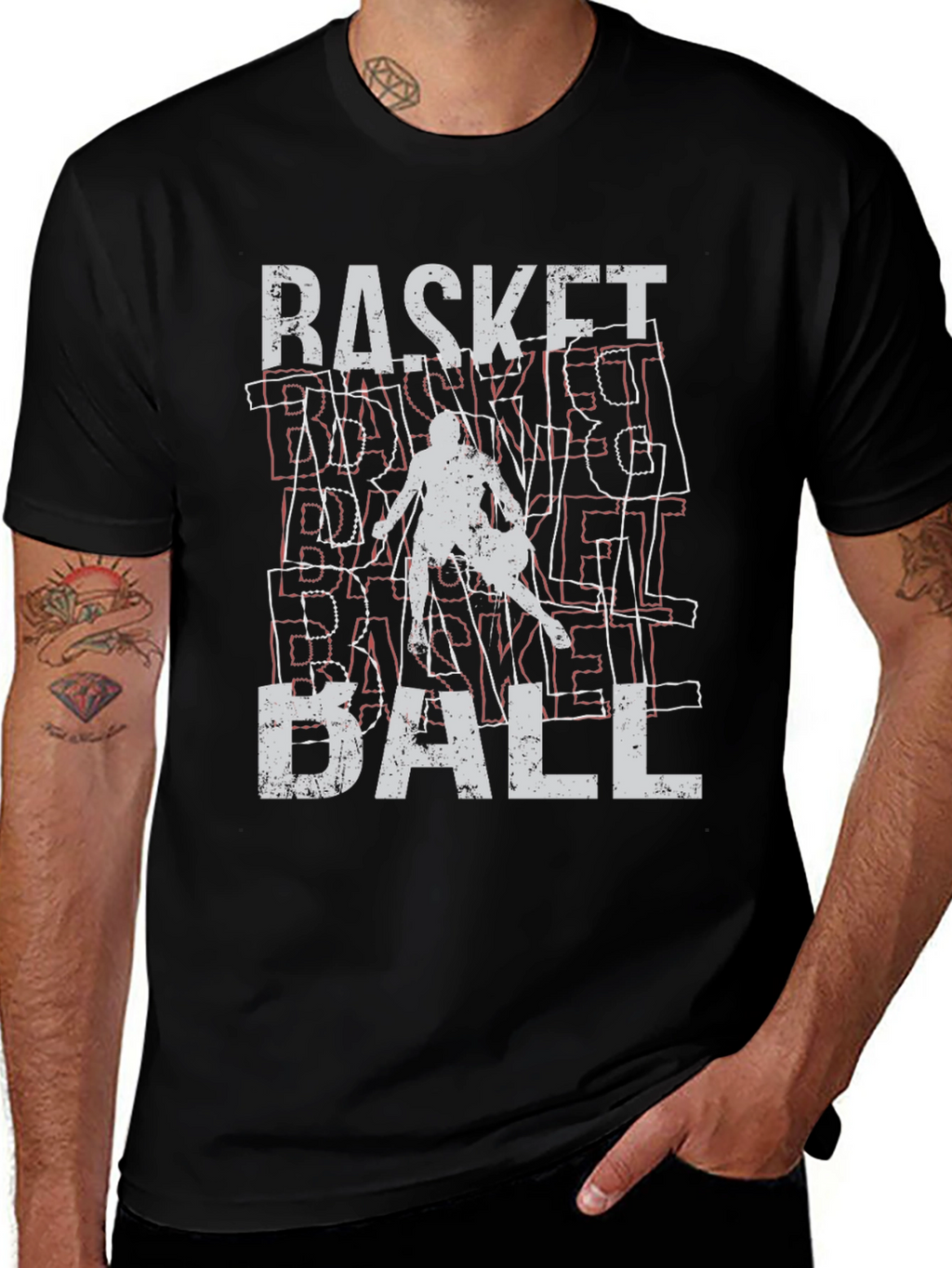 Basketball Graphic Tee - Stylish & Sporty