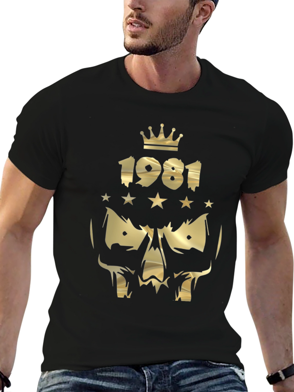King Skull 1981 Black T-Shirt