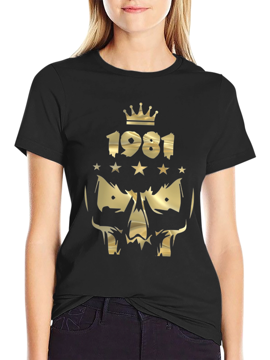 King Skull 1981 Black T-Shirt