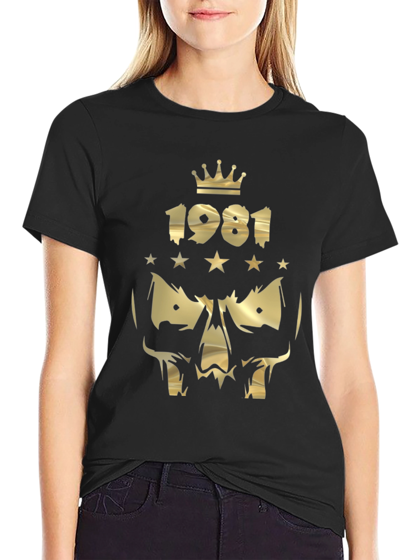 King Skull 1981 Black T-Shirt