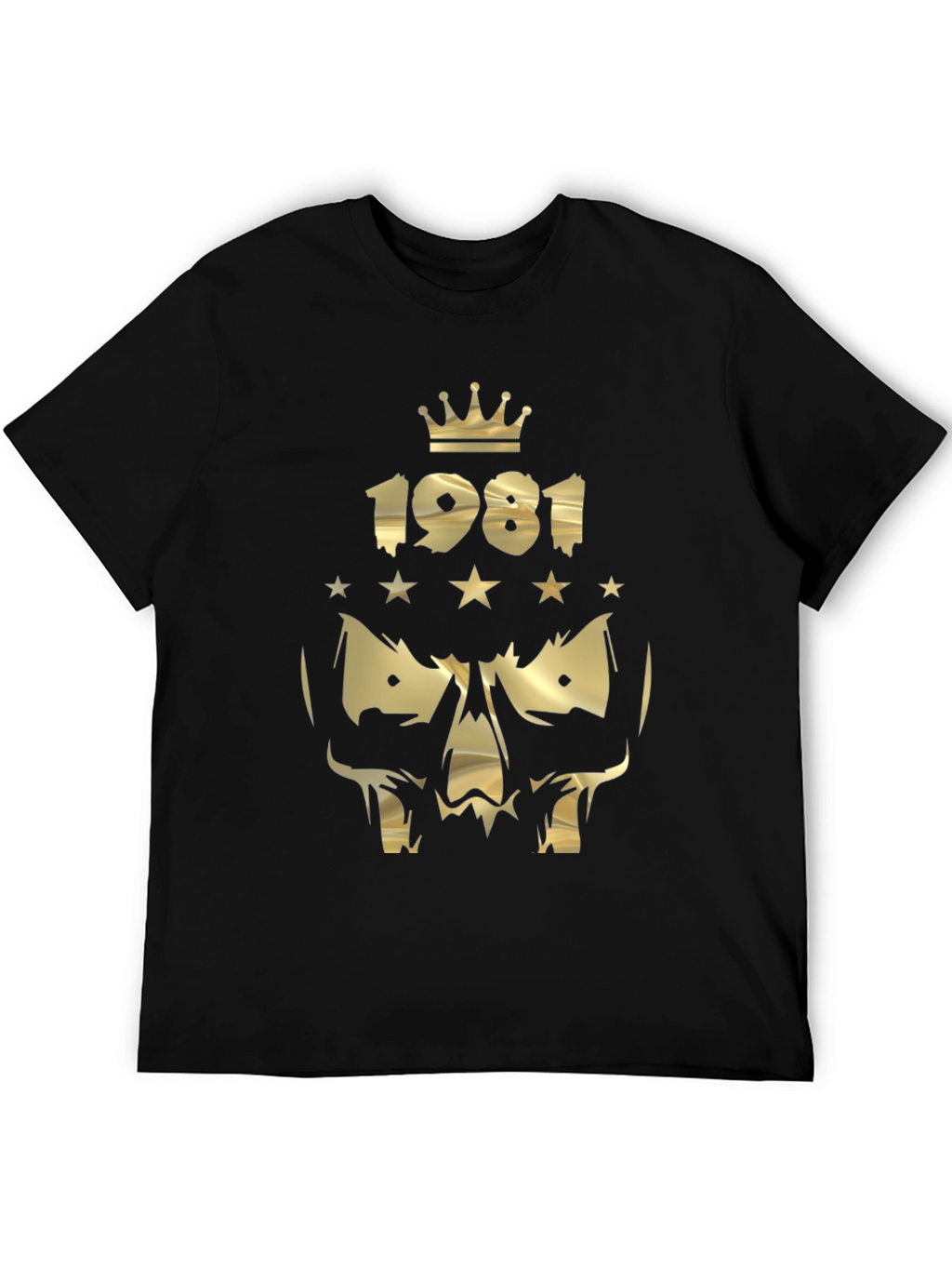 King Skull 1981 Black T-Shirt