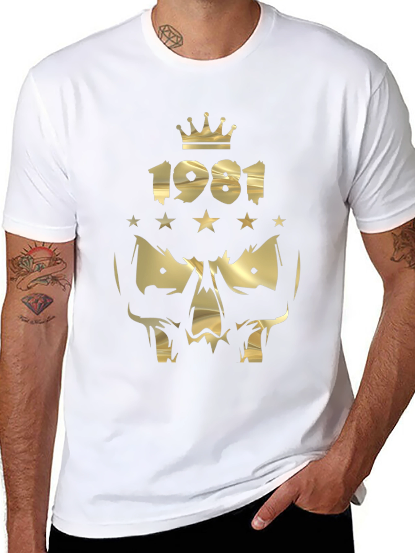 King Skull 1981 Black T-Shirt