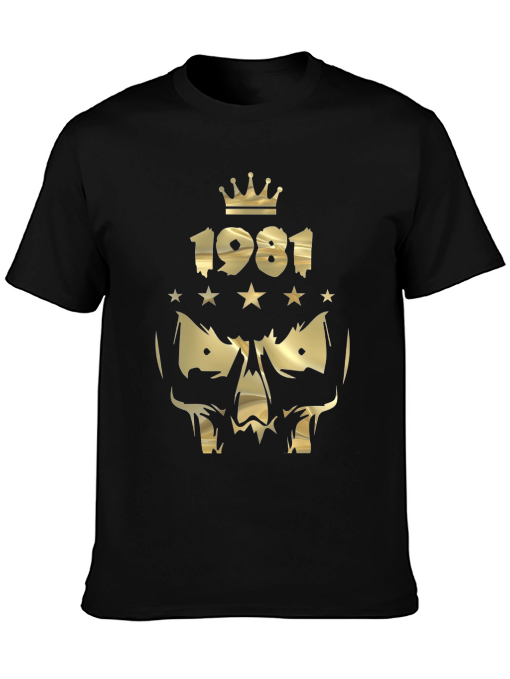 King Skull 1981 Black T-Shirt