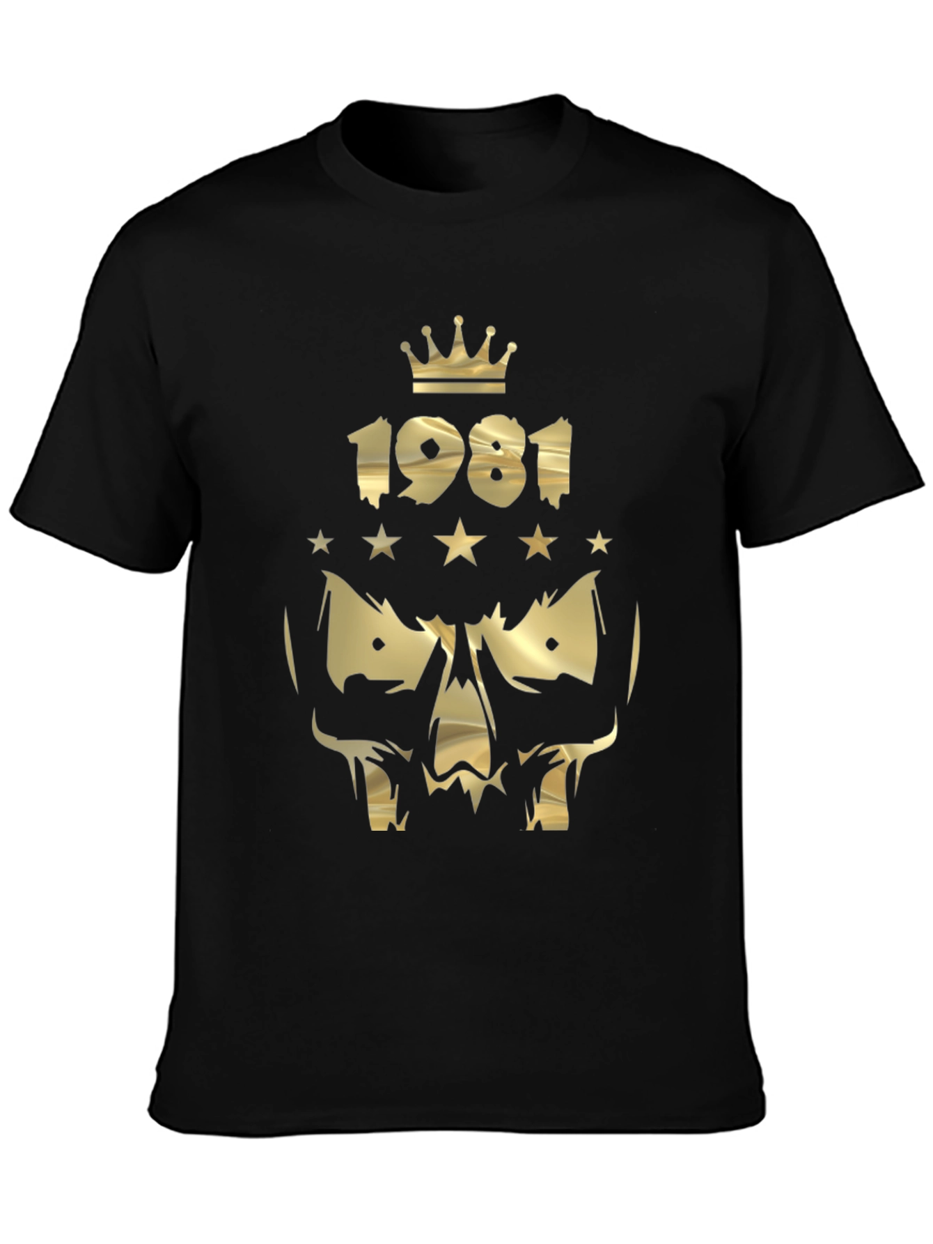 King Skull 1981 Black T-Shirt