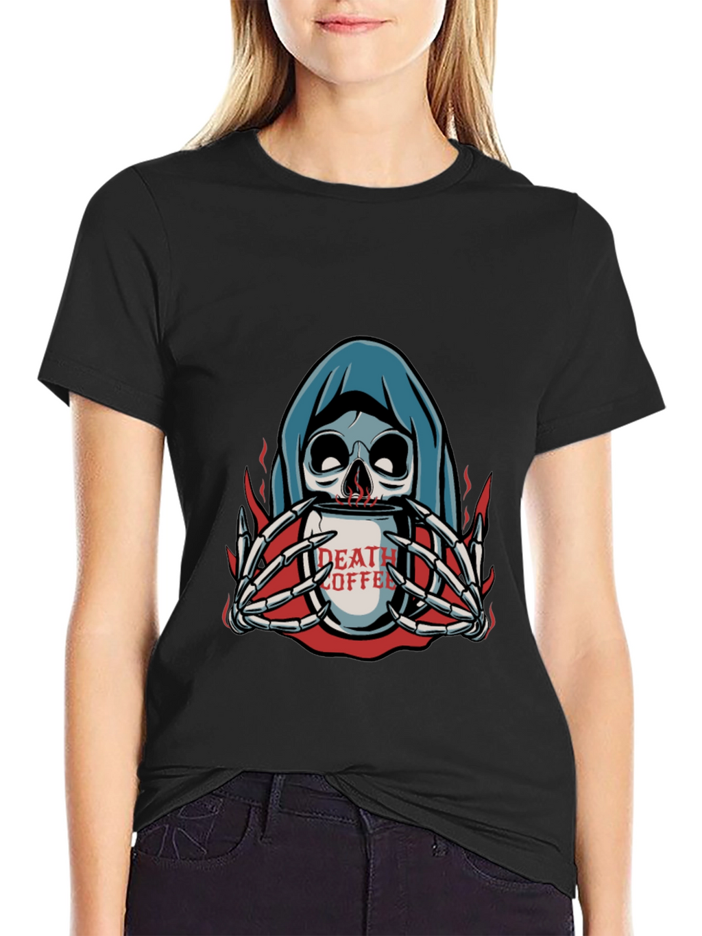 Death Coffee Graphic T-Shirt