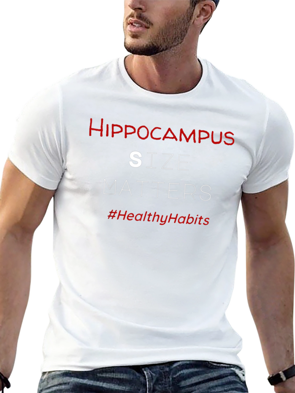 Hippocampus Size Matters T-Shirt: Healthy Habits Tee