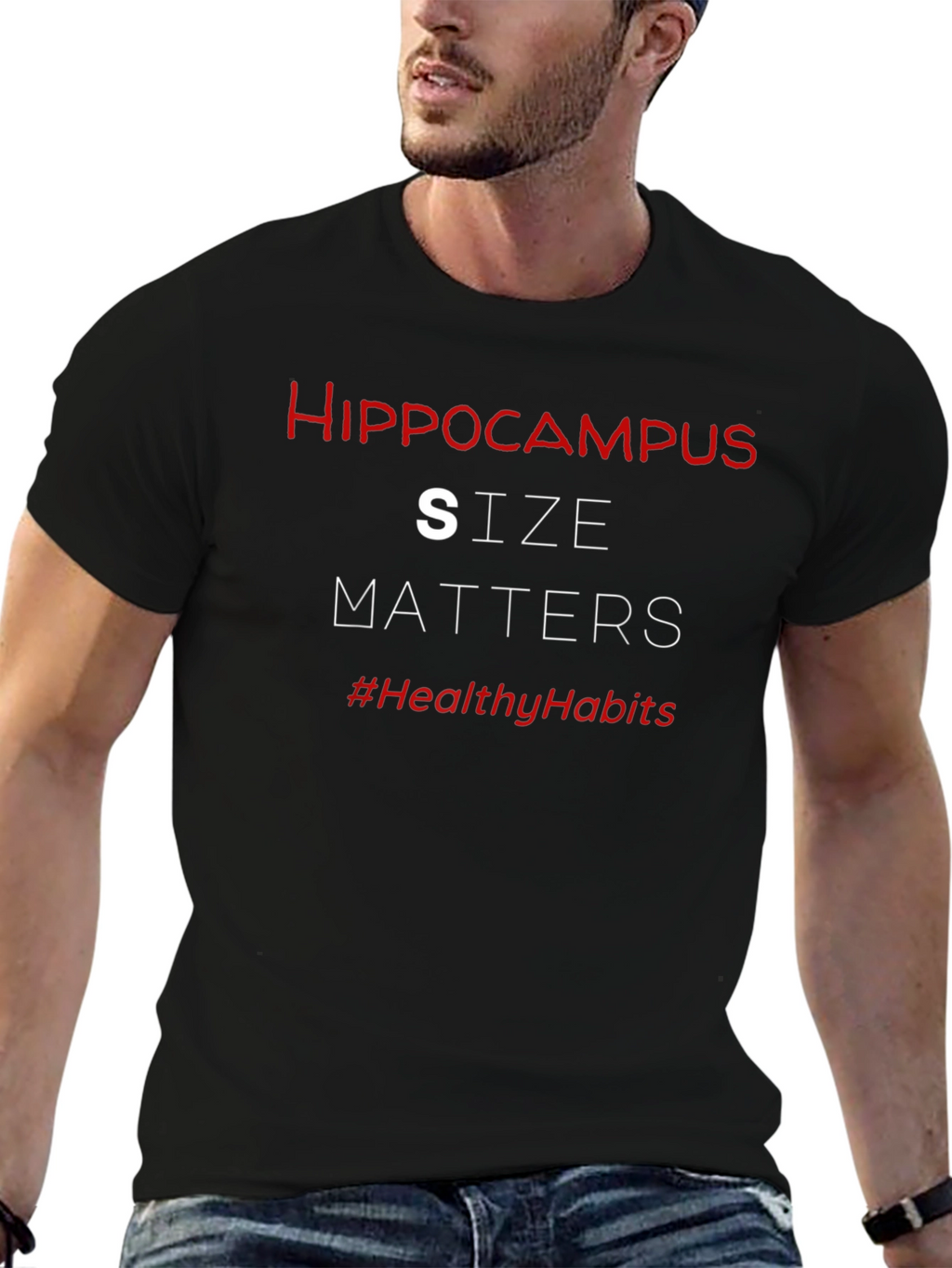 Hippocampus Size Matters T-Shirt: Healthy Habits Tee