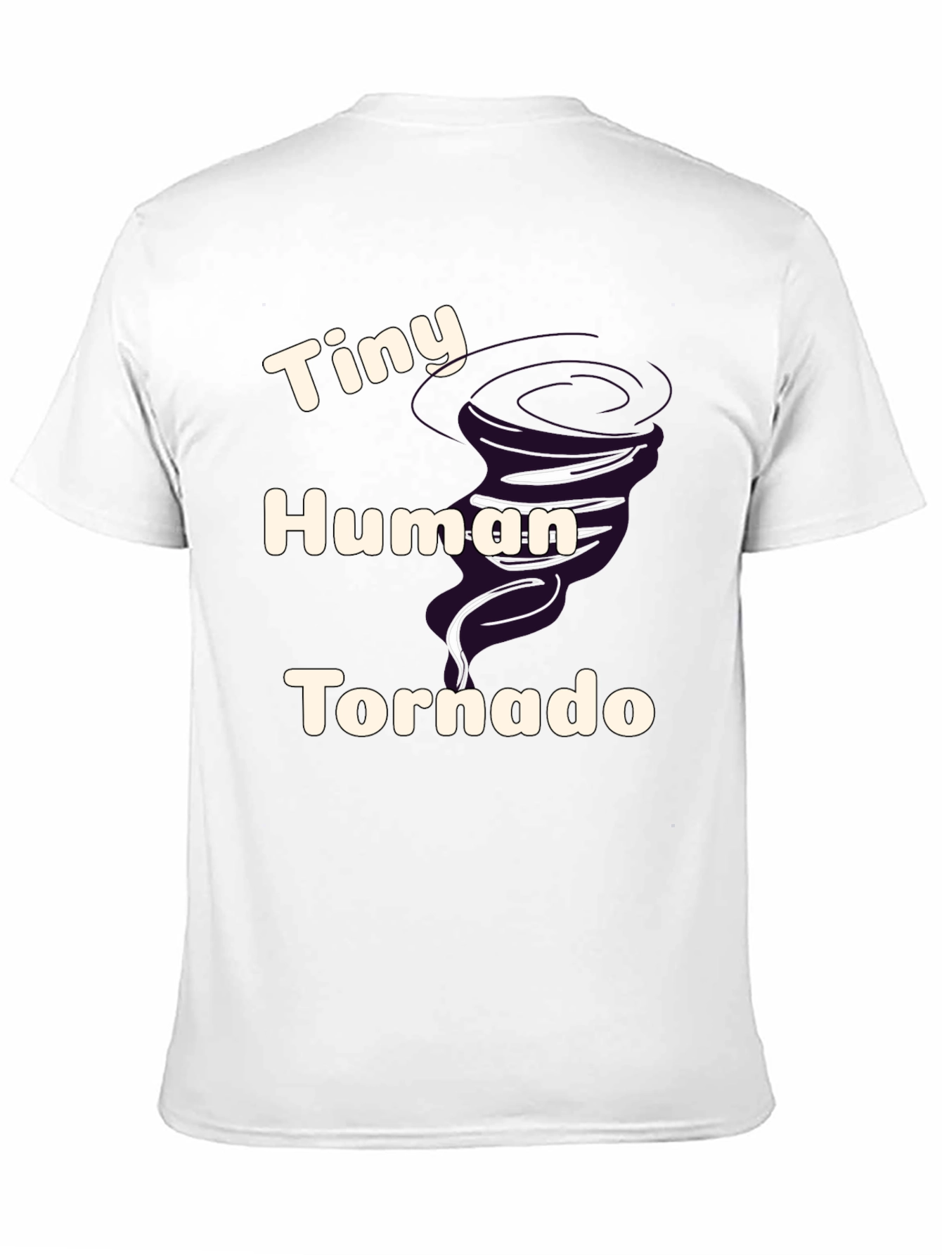 Tiny Human Tornado Graphic Tee - Black