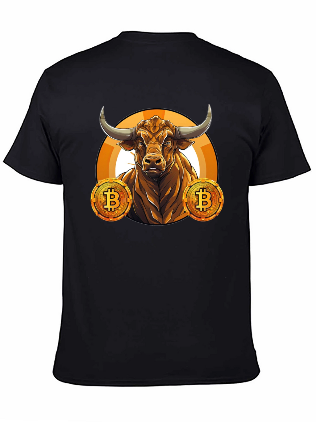 Bullish Bitcoin Graphic Tee - Black