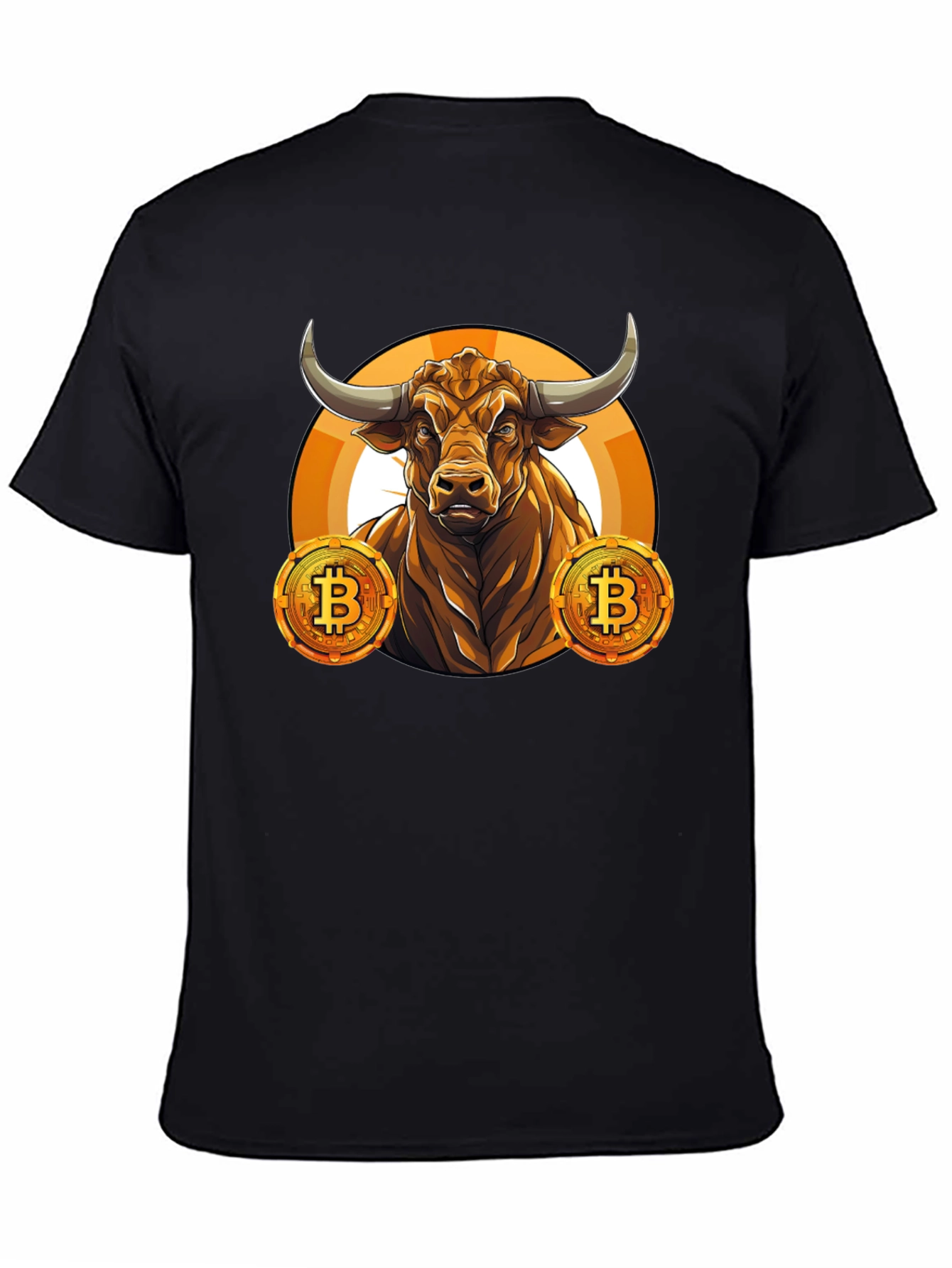 Bullish Bitcoin Graphic Tee - Black