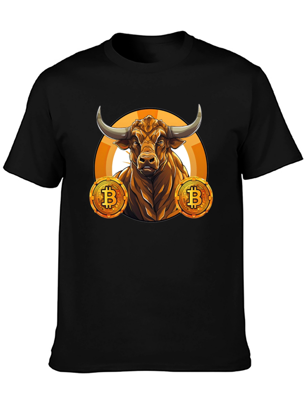 Bullish Bitcoin Graphic Tee - Black