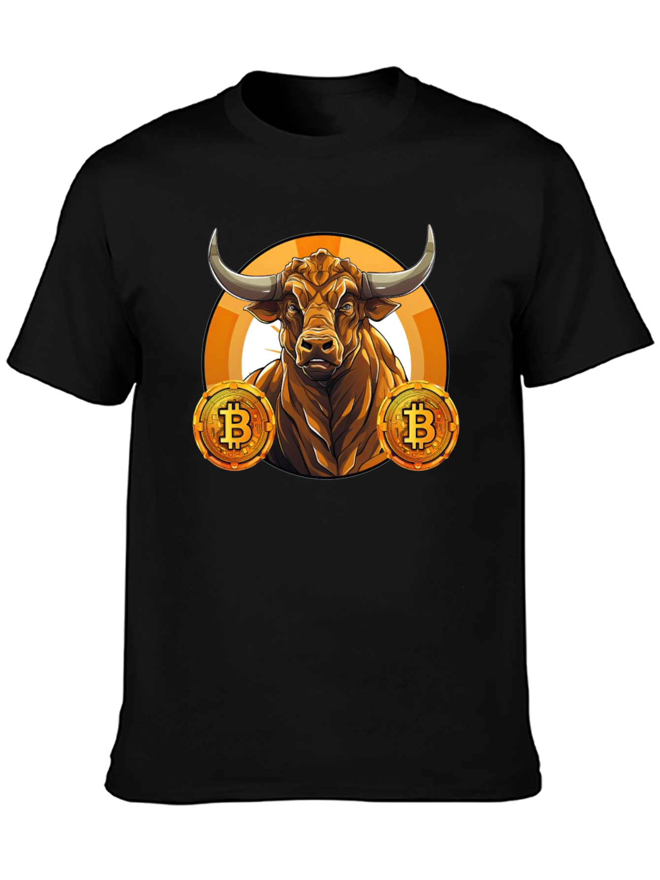 Bullish Bitcoin Graphic Tee - Black