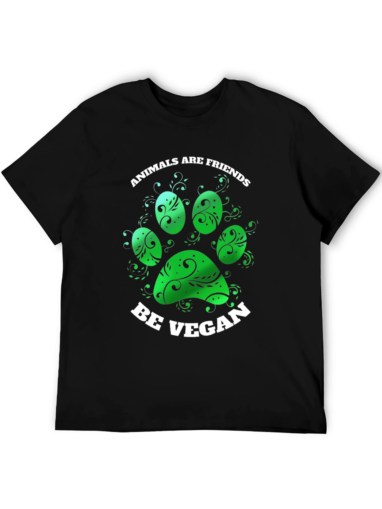 Animals are Friends Be Vegan T-Shirt