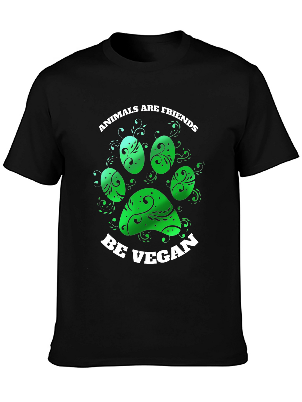 Animals are Friends Be Vegan T-Shirt