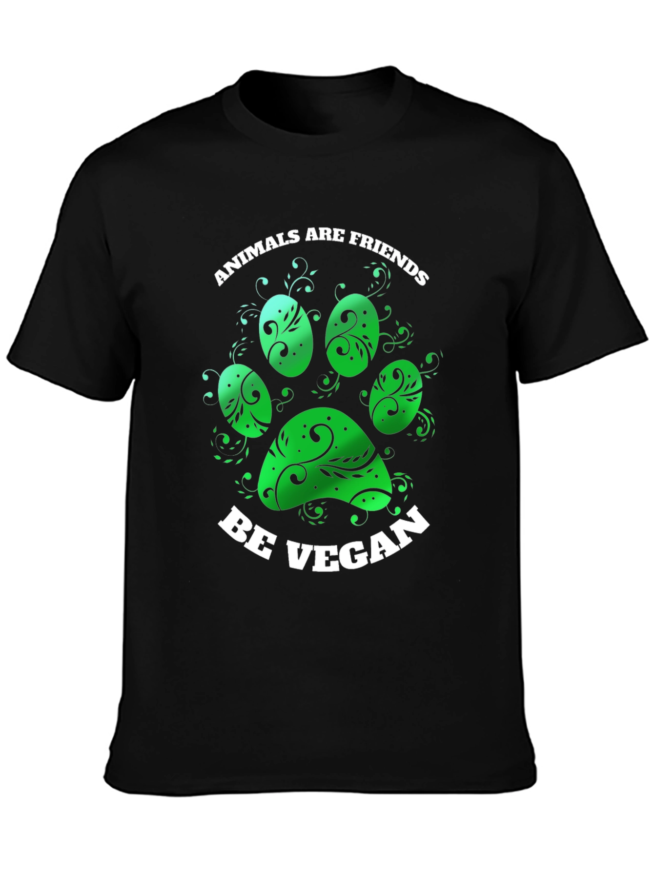 Animals are Friends Be Vegan T-Shirt