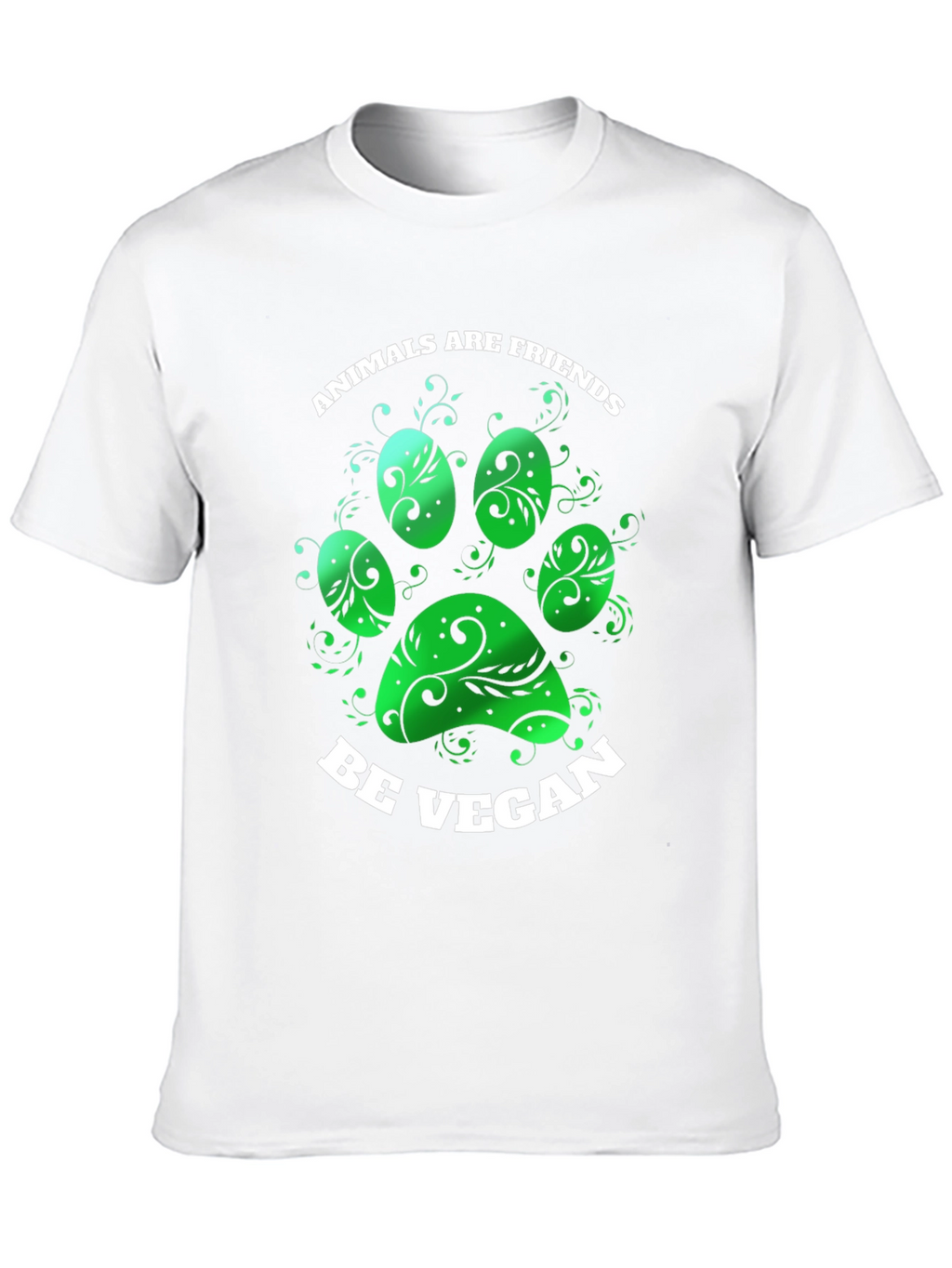 Animals are Friends Be Vegan T-Shirt