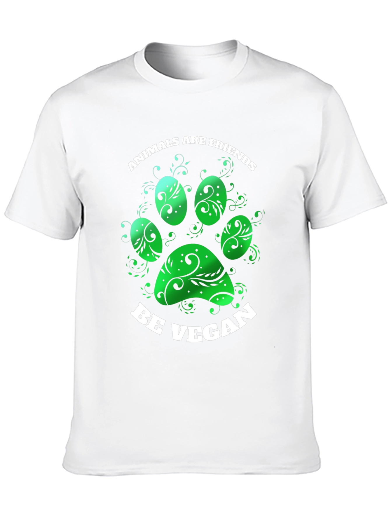 Animals are Friends Be Vegan T-Shirt