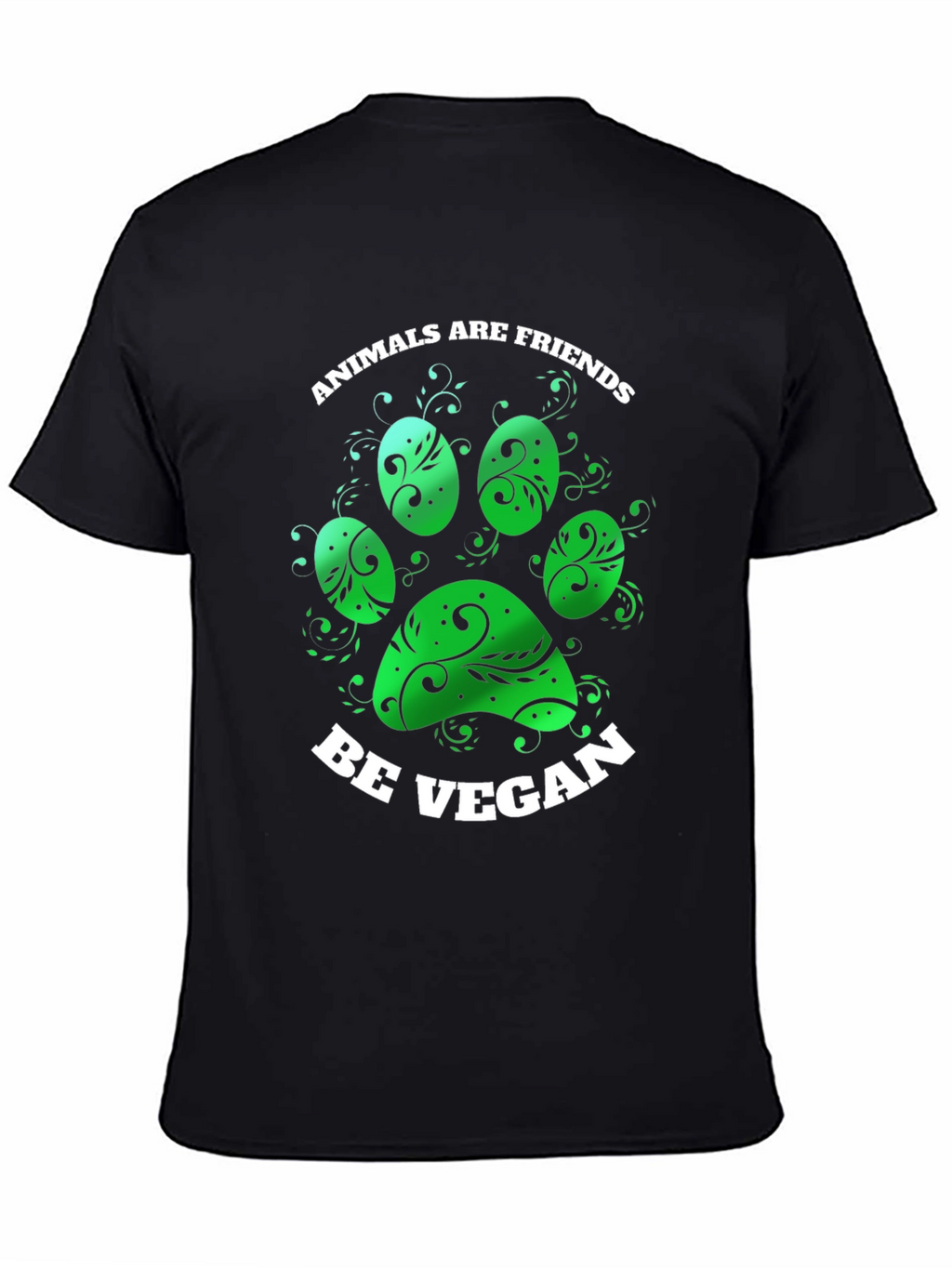 Animals are Friends Be Vegan T-Shirt