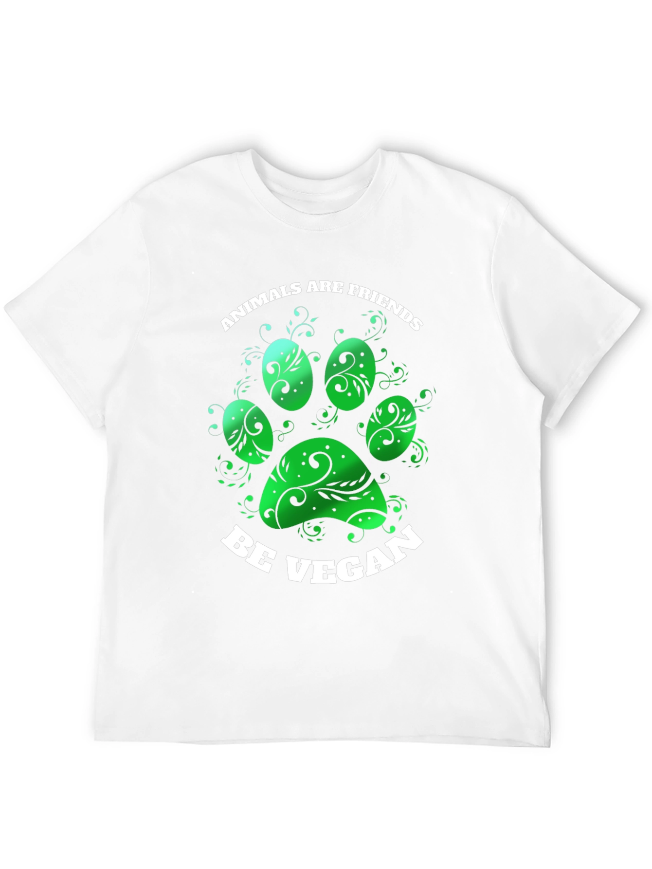 Animals are Friends Be Vegan T-Shirt