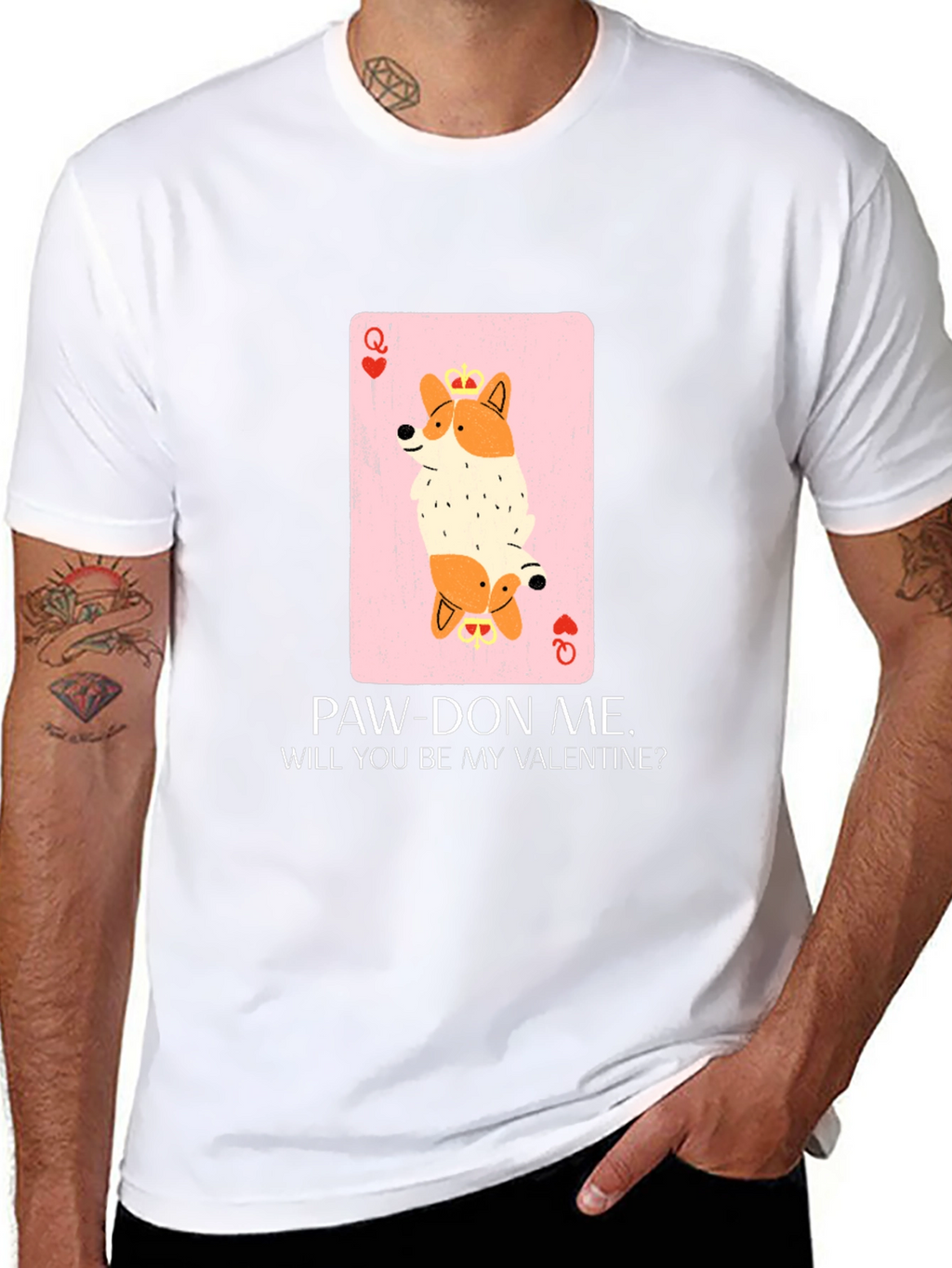 Queen Corgi Valentine T-Shirt