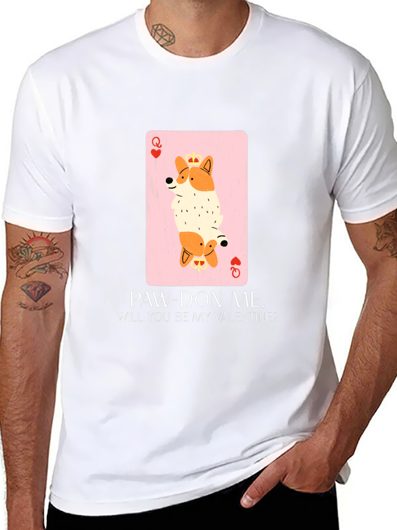 Queen Corgi Valentine T-Shirt