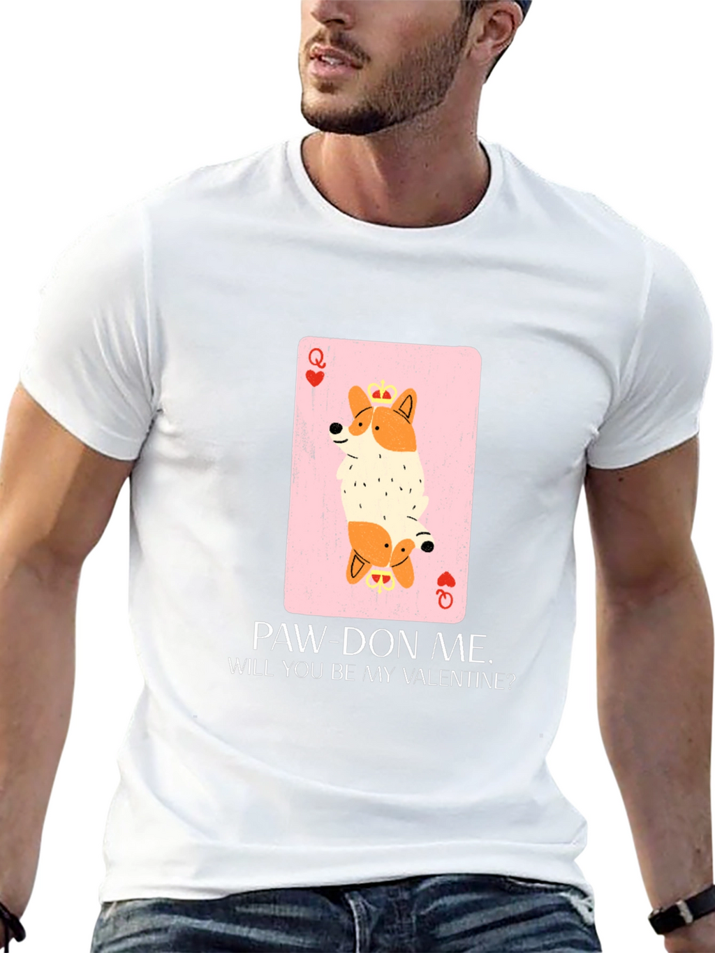 Queen Corgi Valentine T-Shirt