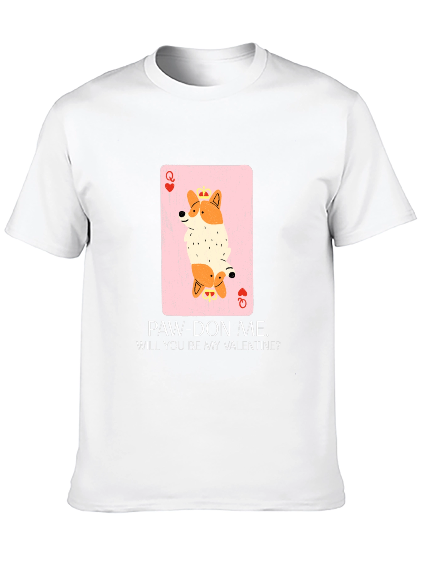 Queen Corgi Valentine T-Shirt