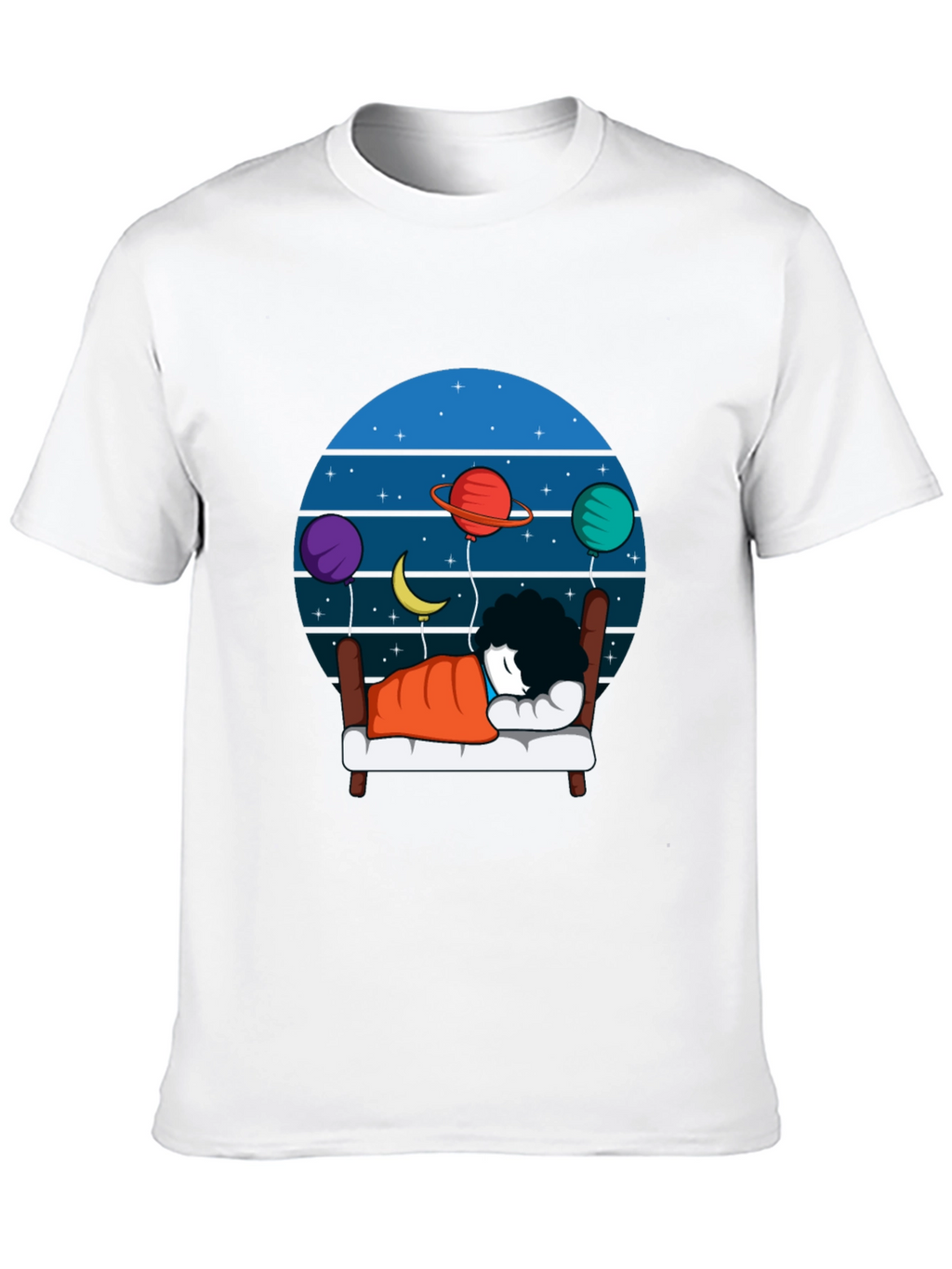 Dreaming of Space T-Shirt - Planets and Sleep