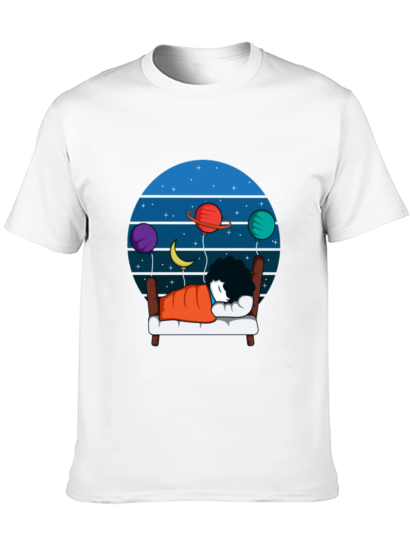 Dreaming of Space T-Shirt - Planets and Sleep